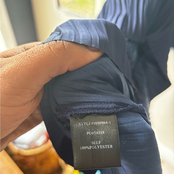 Anthropologie CURRENT AIR | Cara sleeveless Pleated Mini dress | size Large - Picture 8 of 11